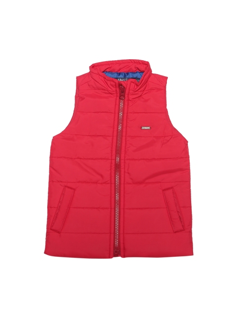 

Allen Solly Junior Boys Red Solid Puffer Jacket