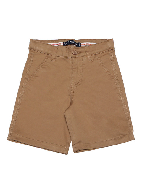 

Allen Solly Junior Boys Brown Solid Regular Fit Regular Shorts