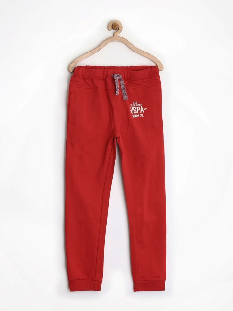 

U.S. Polo Assn. Kids Boys Red Track Pants