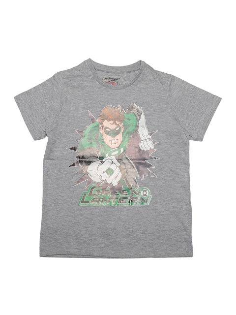 

Allen Solly Junior Boys Grey Green Lantern Printed Round Neck T-shirt