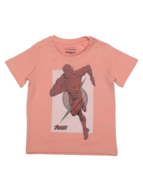 

Allen Solly Junior Boys Orange Flash Printed Round Neck T-shirt