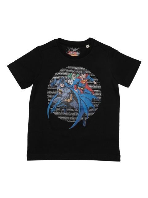 

Allen Solly Junior Boys Black Justice League Printed Round Neck T-shirt