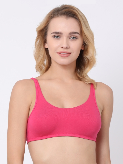 

BRAYOLA Pink Solid Non-Wired Non Padded Everyday Bra VRS1022_PINK-38C