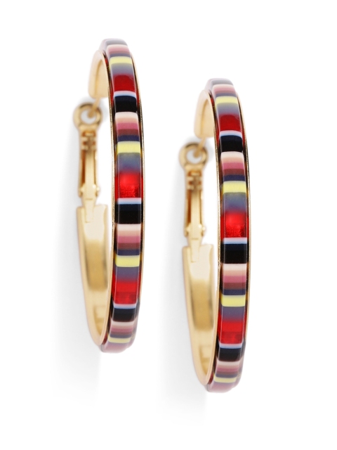 

justpeachy Multicoloured Circular Hoop Earrings, Multi