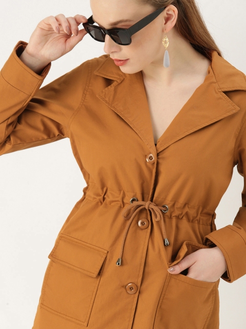 

DressBerry Women Brown Solid Tailored Jacket