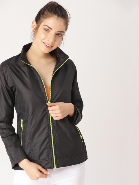 

DressBerry Women Black Solid Lightweight Jacket