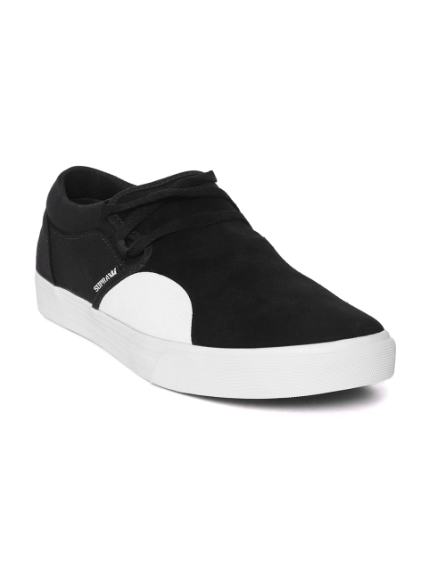 

Supra Men Black Solid Cuba Sneakers