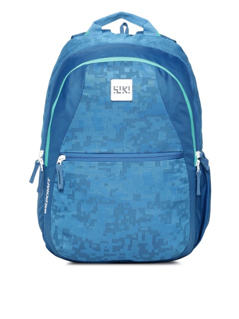 

Wildcraft Unisex Blue Graphic Backpack