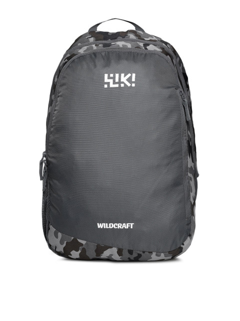 

Wildcraft Unisex Grey Lava Solid Backpack