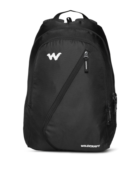 

Wildcraft Unisex Black Solid Backpack
