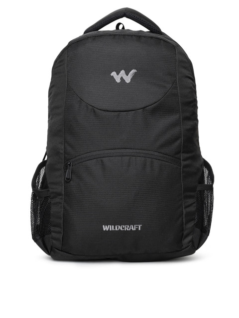 

Wildcraft Unisex Black Solid Backpack
