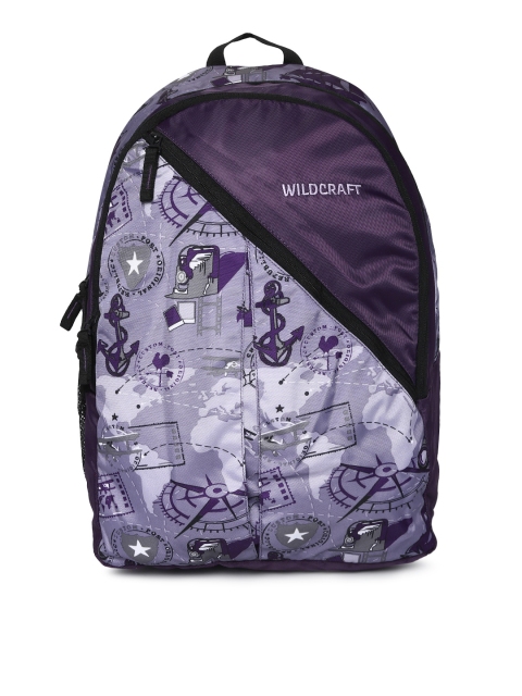 

Wildcraft Unisex Purple Graphic Volcano Backpack