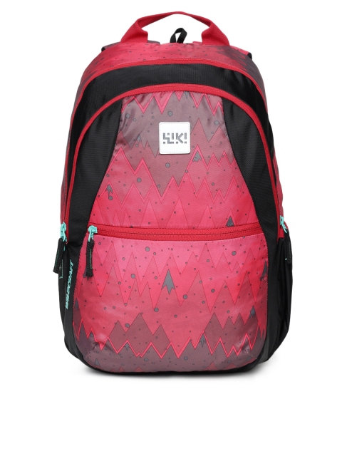 

Wildcraft Unisex Red Graphic Backpack