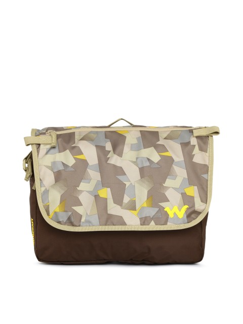 

Wildcraft Unisex Brown & Grey Printed Street Laptop Bag