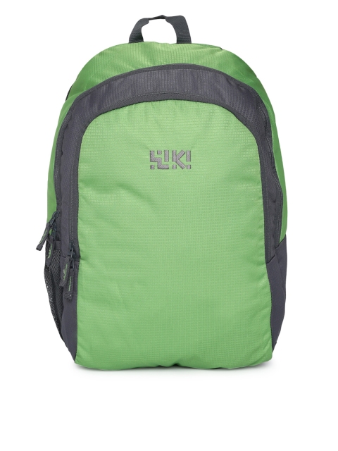 

Wildcraft Unisex Green & Grey Colourblocked Backpack