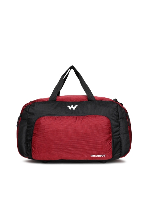 

Wildcraft Unisex Red & Black Zing Duffle Bag