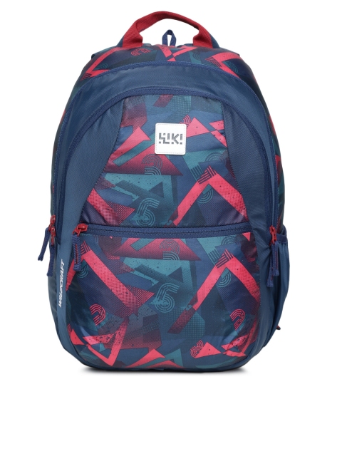 

Wildcraft Unisex Navy Blue Wiki N1 Spray Graphic Backpack