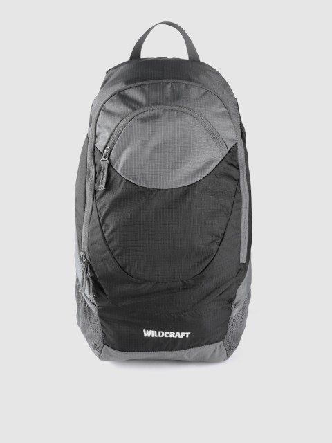 

Wildcraft Unisex Charcoal Grey & Black Colourblocked Laptop Backpack