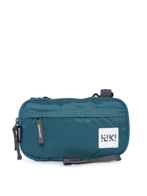 

Wildcraft Unisex Teal Blue Wristlet S Solid Messenger Bag