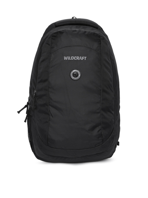 

Wildcraft Unisex Black Solid Backpack