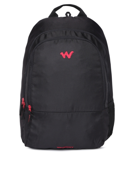 

Wildcraft Unisex Black Solid Backpack