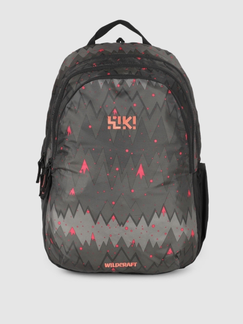 

Wildcraft Unisex Charcoal Grey Printed Craft 3 Backpack