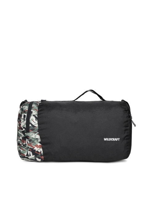 

Wildcraft Unisex Black CT DUFF 1 Printed Duffel Bag