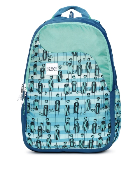 

Wildcraft Unisex Blue Graphic WIKI 1 Character Backpack
