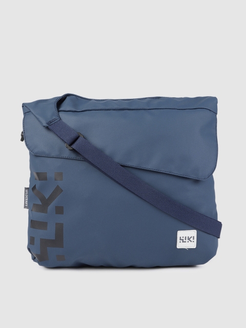 

Wildcraft Unisex Blue Printed Messenger Bag