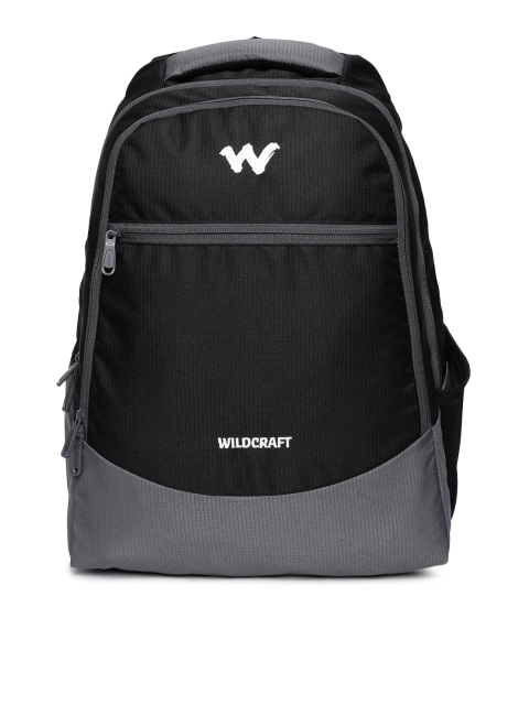 

Wildcraft Unisex Black & Grey Wiki Beta Colourblocked Backpack