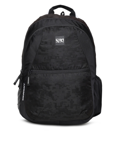 

Wildcraft Unisex Black Solid Backpack