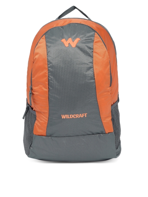 

Wildcraft Unisex Orange & Grey Alphs 30 Colorblocked Backpack