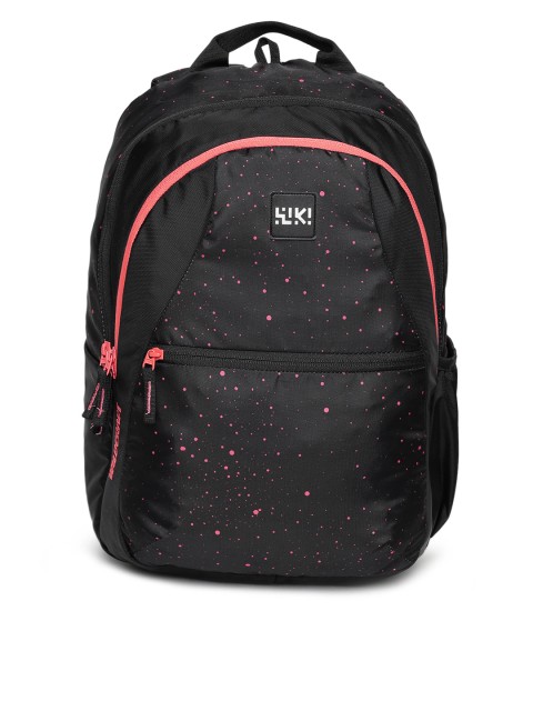 

Wildcraft Unisex Black Graphic Wiki N1 Spray Backpack