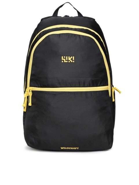 

Wildcraft Unisex Black Element 2 Solid Backpack