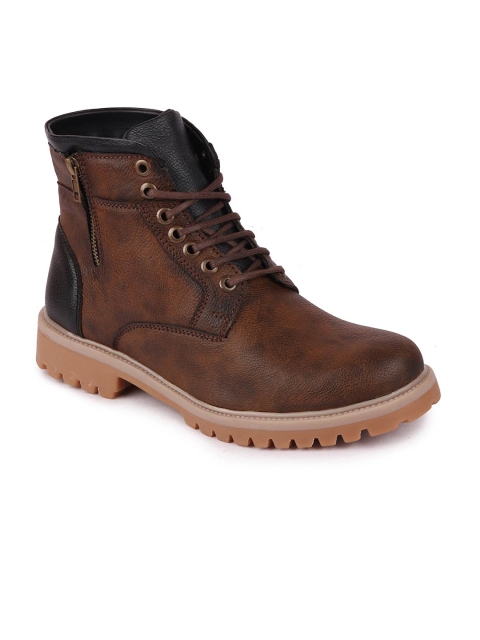 

FAUSTO Men Brown Flat Boots