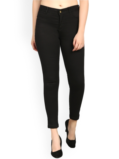 

Kotty Women Black Skinny Fit High-Rise Clean Look Jeans