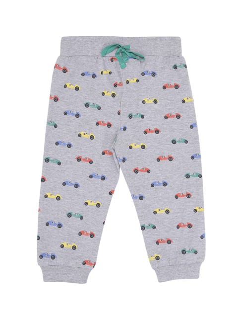 

Pantaloons Baby Boys Grey Graphic Slim-Fit Joggers