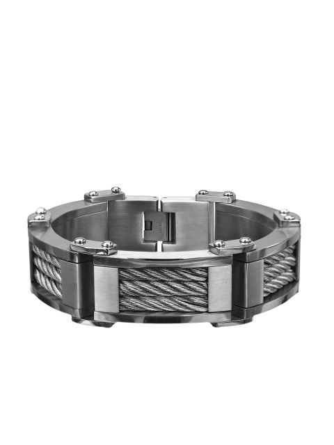 

Inox Jewelry Silver-Toned Stainless Steel Link Bracelet
