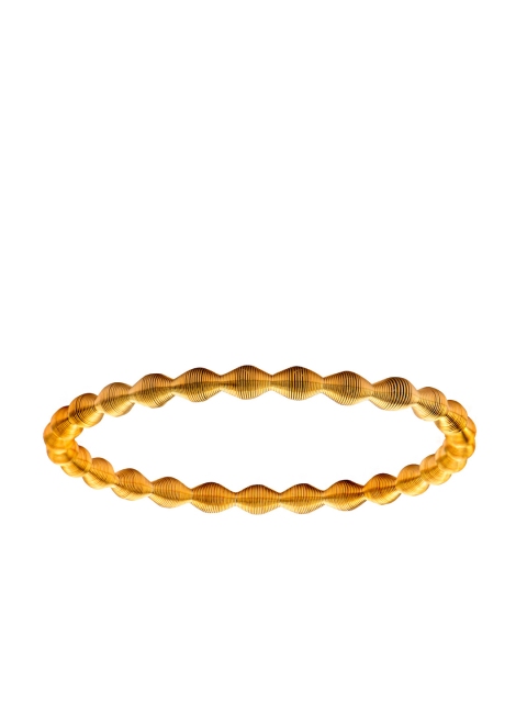 

Inox Jewery Gold-Toned Stretchable Stainless Steel Bracelet