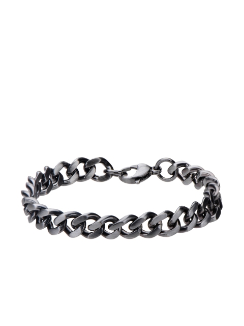 

Inox Jewelry Grey Stainless Steel Link Bracelet