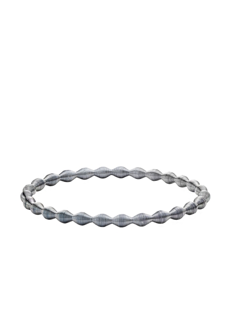 

Inox Jewery Silver-Toned Stretchable Stainless Steel Bracelet