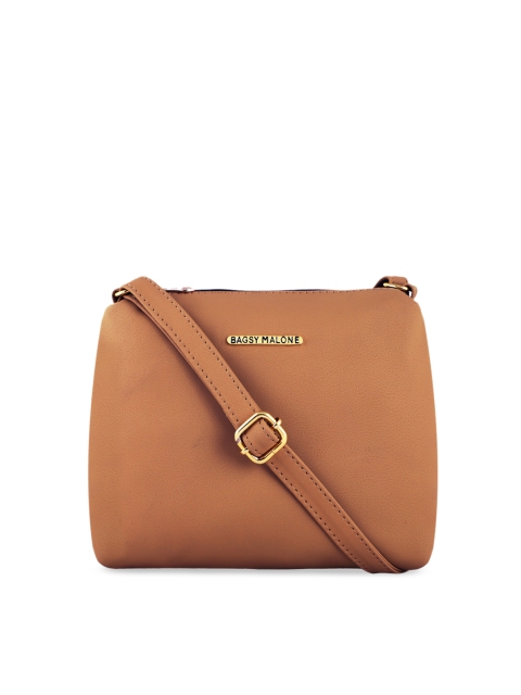 

Bagsy Malone Beige Solid Sling Bag