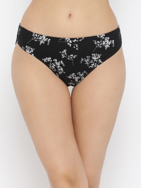

Clovia Women Black & White Printed Bikini Briefs PN3158P13XL