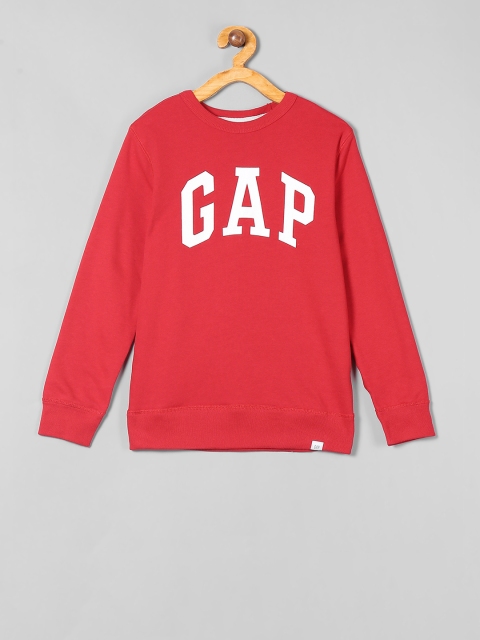 

GAP Boys Red Solid Sweatshirt