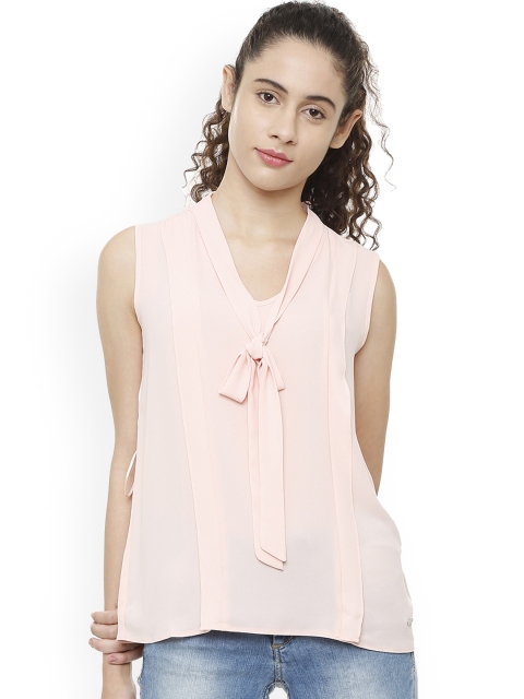 

Allen Solly Woman Women Pink Solid Top