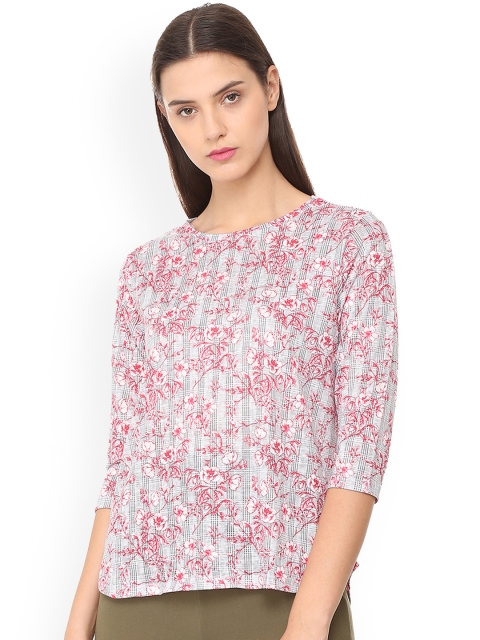 

Allen Solly Woman Pink Printed Top