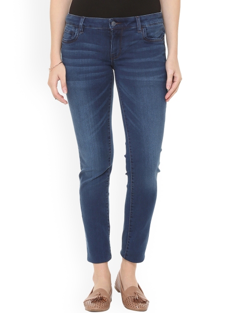 

Allen Solly Woman Blue Slim Fit Mid-Rise Clean Look Stretchable Jeans