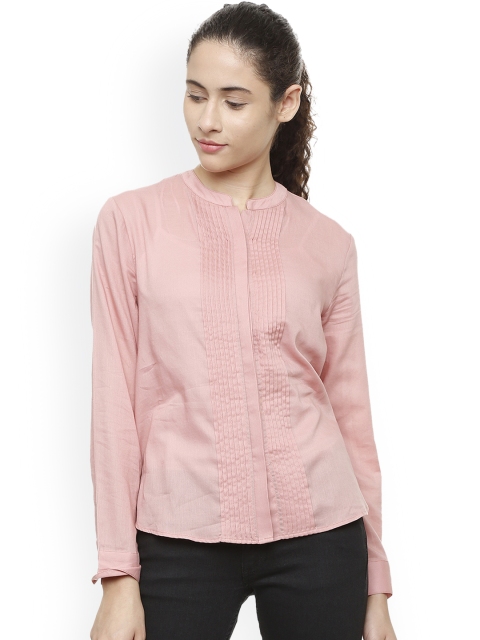 

Van Heusen Woman Pink Solid Top