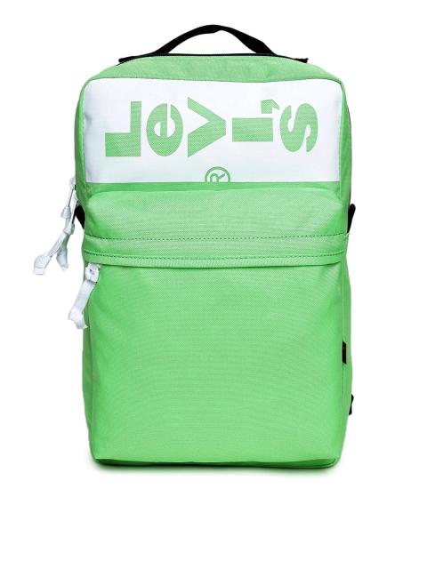 

Levis Unisex Green Brand Logo Backpack
