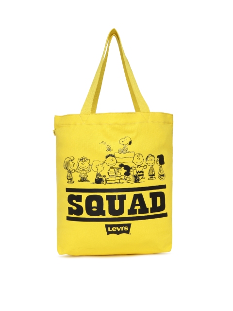 

Levis Yellow Printed x Peanuts Tote Bag